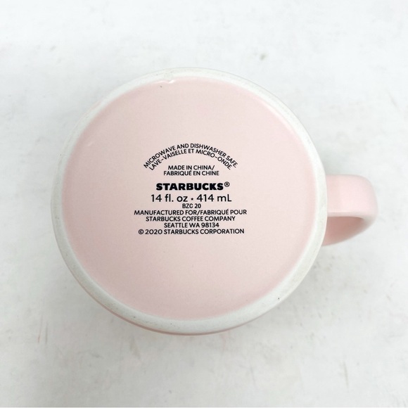 Starbucks Valentines Kissy Lips Mug 2020 14oz - Picture 6 of 6